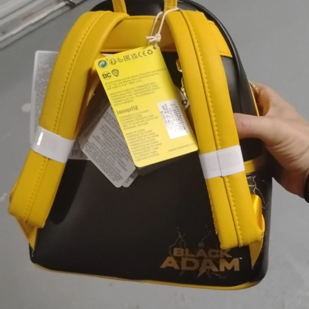 Loungefly black Adam mini backpack